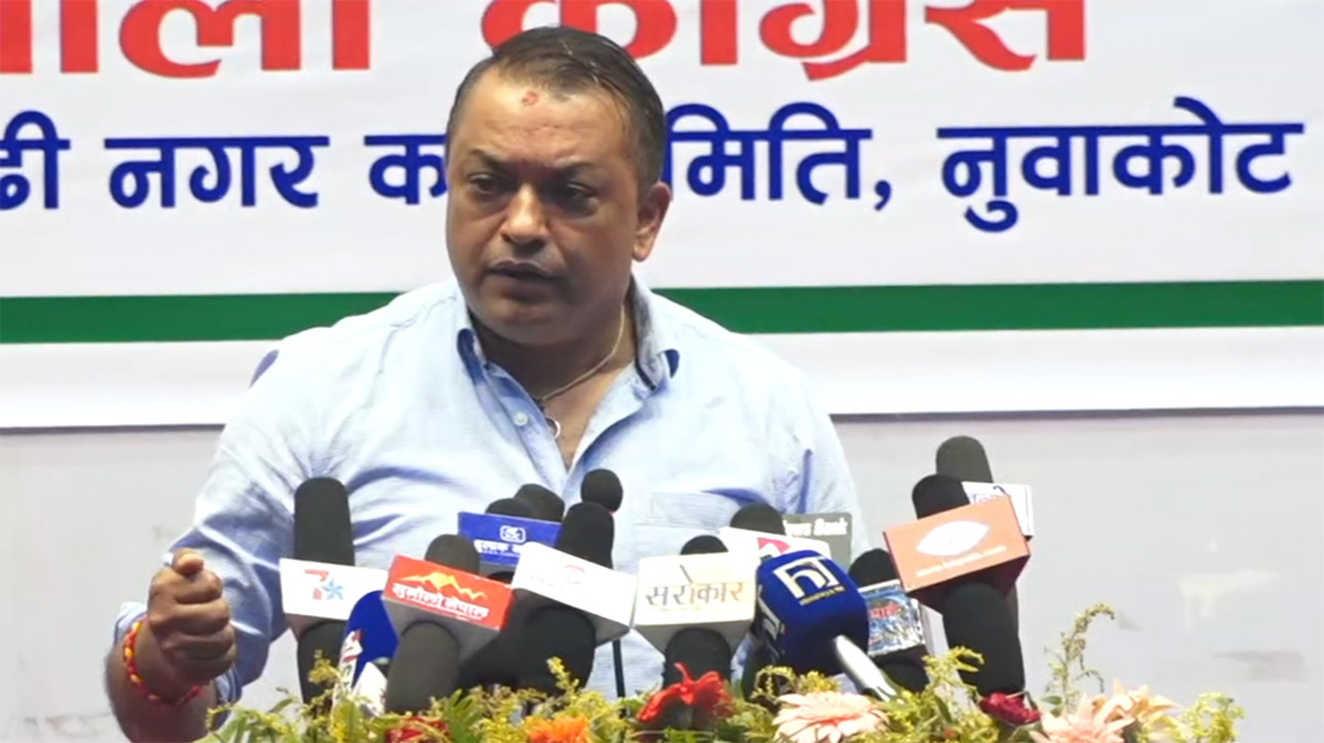 पार्टीका मन्त्रीलाई फिर्ता बोलाऔं, प्लोरबाटै समर्थन गरौं : महामन्त्री थापा